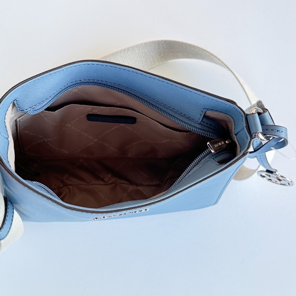 Michael Kors Jet Set Travel Small Shoulder Crossbody Bag Denim - Picture 11 of 16